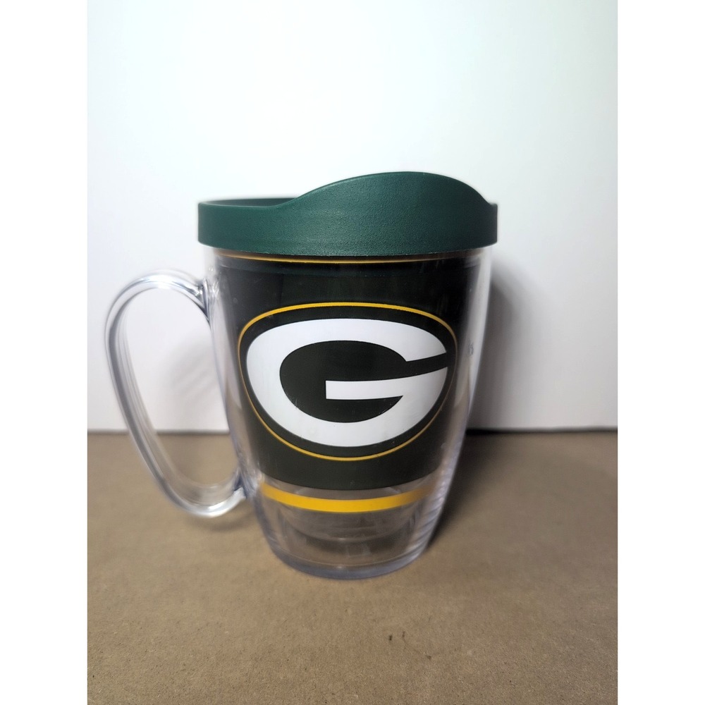 Tervis Green Bay Packers Double Walled Insulated 16oz Mug With Handle and Lid